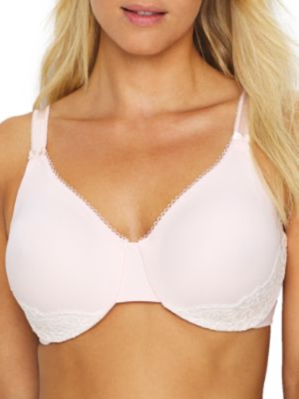 Olga Luxury Lift Full Figure Underwire Bra Rosewater NWT